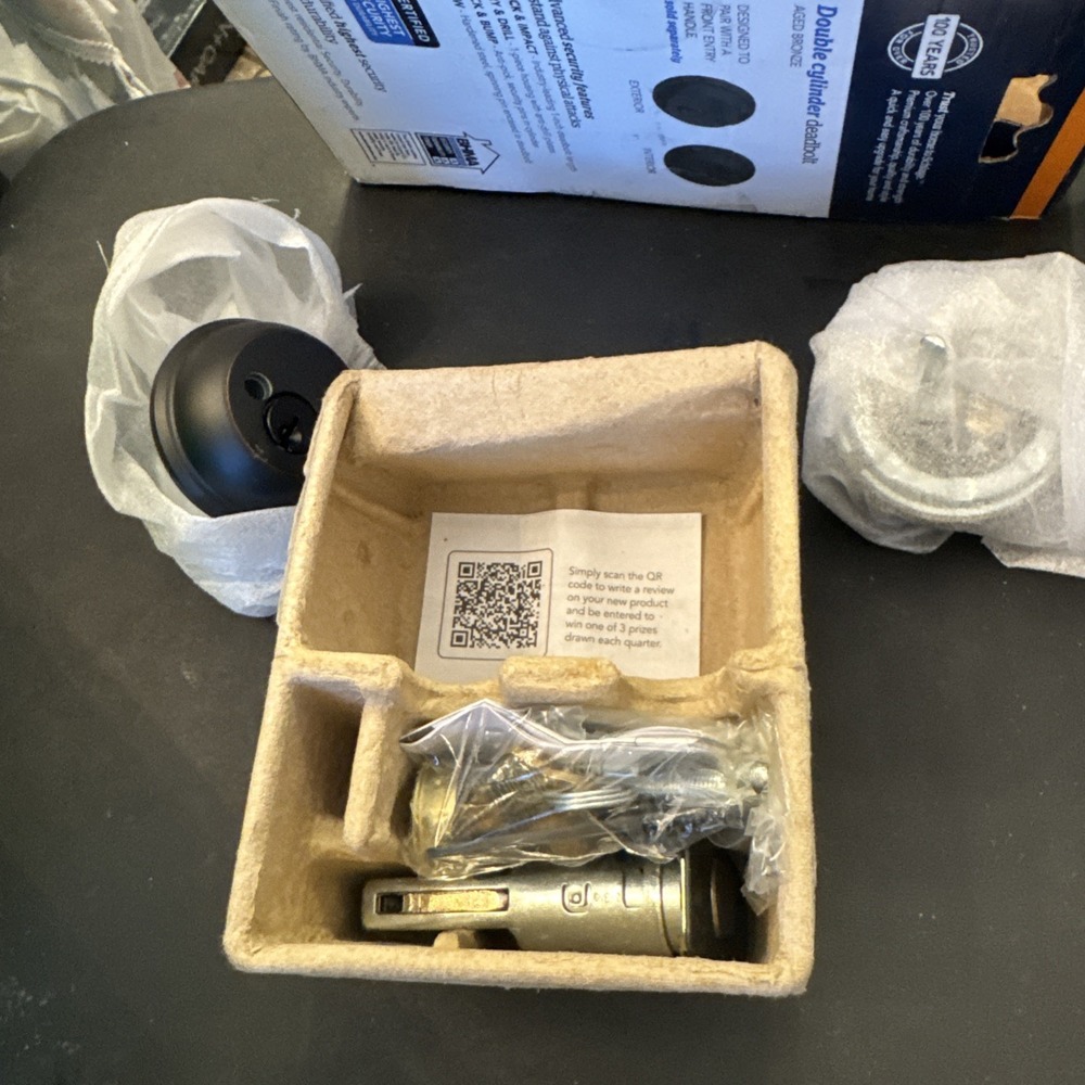Schlage B62 Aged Bronze Double Cylinder Deadbolt - Highest Security & Durability